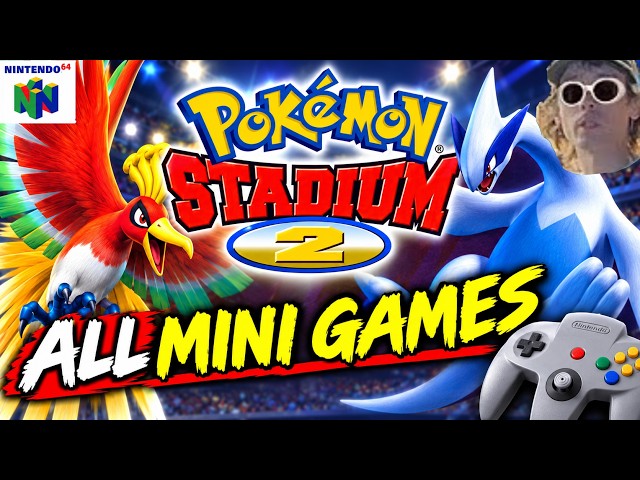 Pokemon Stadium 2 (2001) ALL MINI GAMES | No Commentary