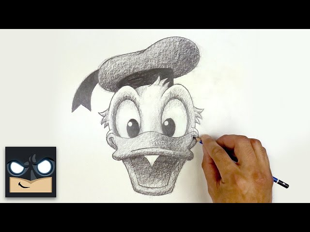 How To Draw Donald Duck | Beginner Pencil Sketch Tutorial (Step-by-Step)