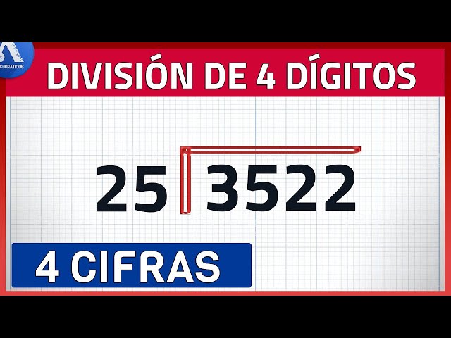 4-DIGITAL DIVISION - How to DIVIDE with 4 DIGITS (Super easy)