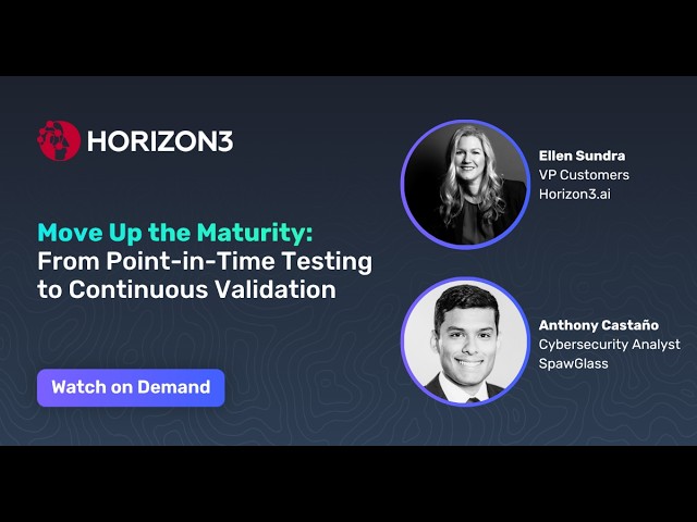 Move Up the Maturity: From Point-In-Time Testing to Continuous Validation