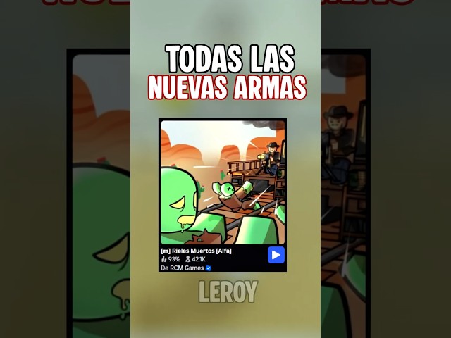 The new Dead Rails weapons #Roblox #Leroy