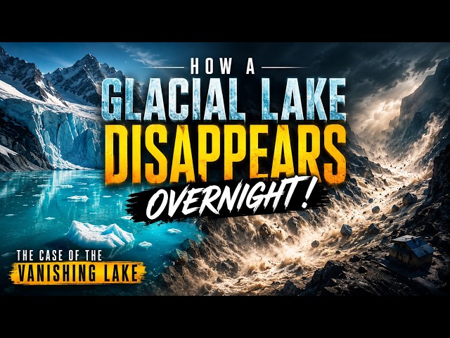 How a Glacial Lake Disappears Overnight! 🌊❄️ The Case of the Vanishing Lake