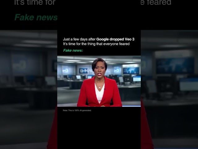 Veo 3: Misinformation at scale—what's the future for newsrooms? #eamgtv #ai #technology #veo3