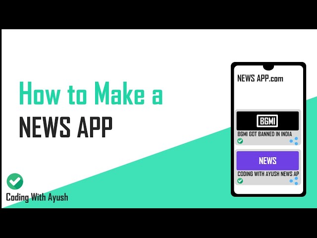 How to make a News app  || Coding With Ayush || MIT APP INVENTOR || Tutorial video