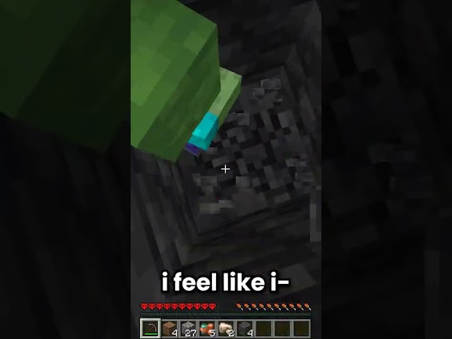 Digging Straight Down In Minecraft...