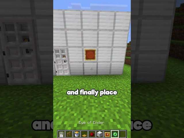 Making a Face ID Door in Minecraft 😃