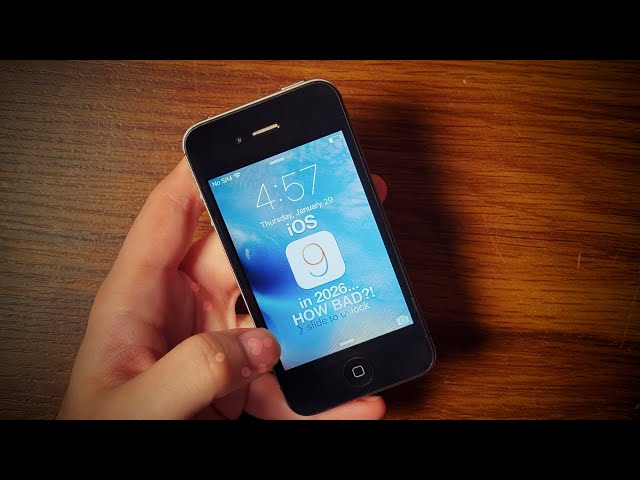 iPhone 4S running iOS 9 in 2026... is it that bad?!