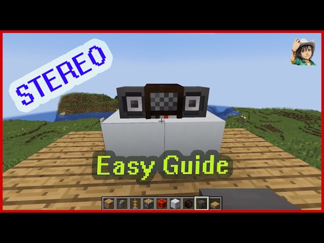 Minecraft - How To Make A Stereo| Radio