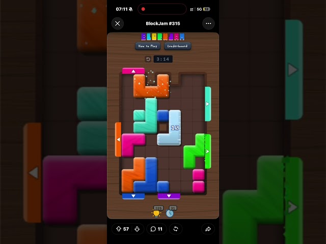 BlockJam #315 solved
