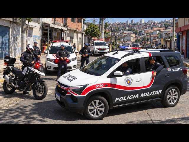 FORÇA PATRULHA - L4DRÕ3S 4RMAD0S são CERCADOS pela PM! | GTA 5 POLICIAL