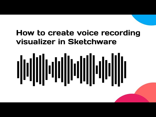 How to create voice recording visualizer in Sketchware
