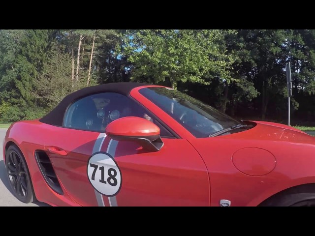 Porsche Boxster S 718 PDK with MTM Exhaust and Cantronic Soundcheck, Launch Control
