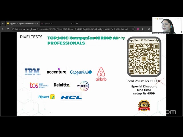 IITM Pravartak Certificate Learn to build AI Agents in 2 hours Webinar