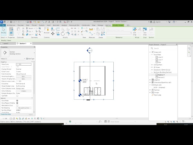 Revit Architecture in Tamil - Section View in Revit - Civil Tamil
