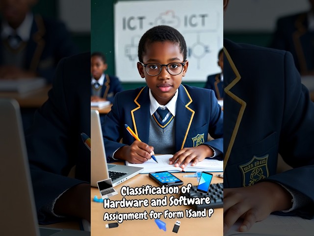 Idetifying and Classification of Hardware and Software Learning Activity Form 1 ICT/CS Assignment