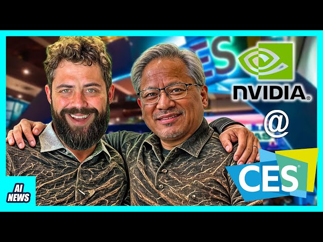 INSANE AI AT CES 2025 | Nvidia AI Partners With Uber, Panasonic & Claude, Shutterstock Getty Images