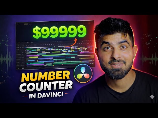 How to Create a Number Counter in DaVinci Resolve (FAST)