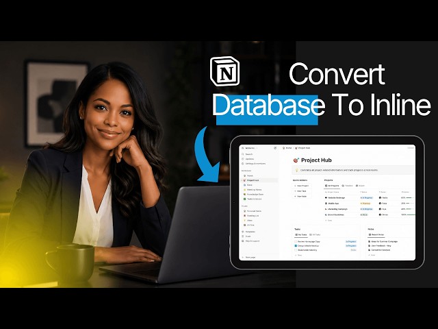 How to Turn a Notion Database Into an Inline Database