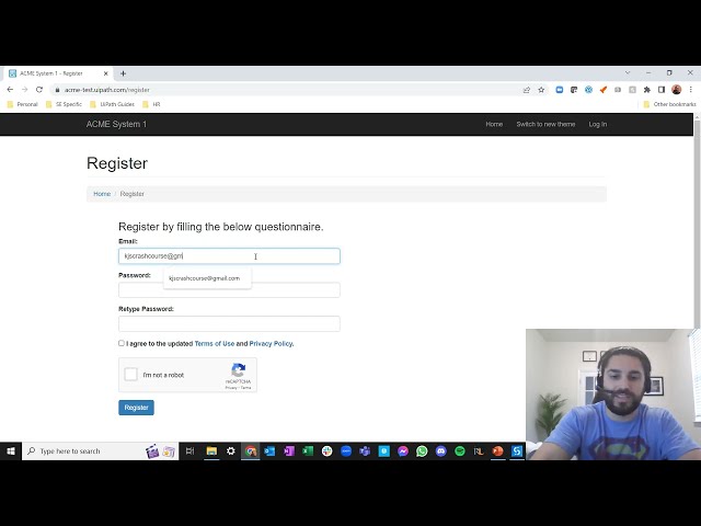 The Basics - Build an Automation to Login to an Application (Exercise 1)