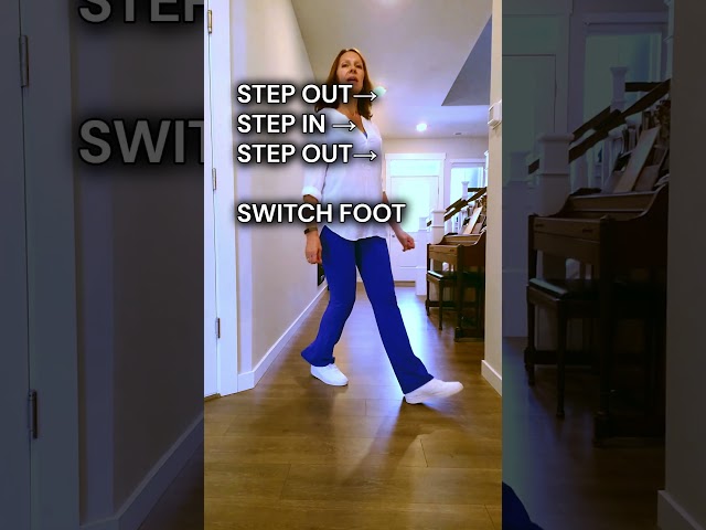 Scissors Pedal Step Tutorial | Easy Shuffle Dance Footwork