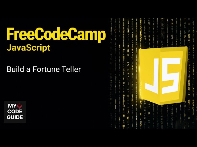 Build a Fortune Teller - FFC JavaScript Course