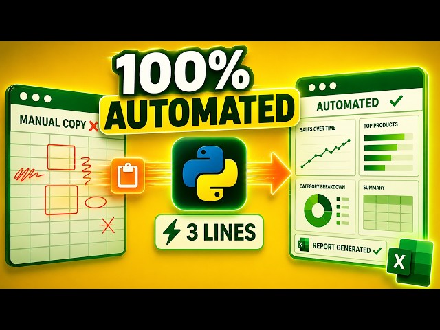 Automate Excel with Python in 6 Minutes (in 2026)