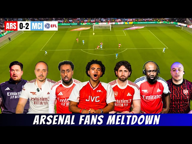 ARSENAL FANS BEST MELTDOWN COMPILATION | ARSENAL 0-2 MANCITY