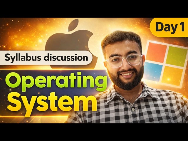 Day 01 | Operating System Full Syllabus Overview | #bca  | #amitanacademy
