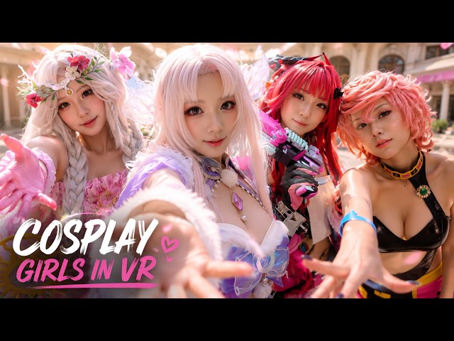 Behind-the-Scenes of Anime Expo Cosplay Group Photoshoot [8K VR180]