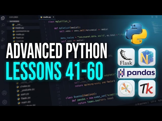 Advanced Python Tutorial 41–60 | OOP, Flask, Pandas & More