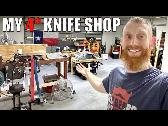 I Moved the Knife Shop AGAIN! — Time to Nest, Build & Grind