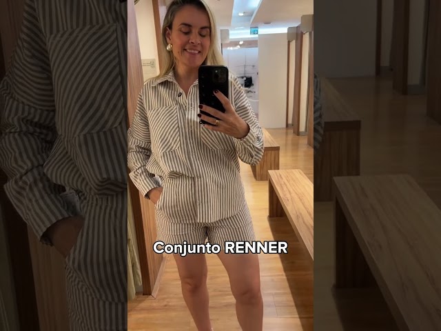 Conjunto perfeito RENNER. 🚨Cupom PATYCABS ou PRESENTERENNER2025 links na descrição