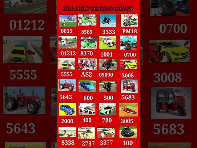 "Top 10 Secret Cheat Codes | Indian Bike Driving 3D" monster truck+racing car#indianbikedriving3d