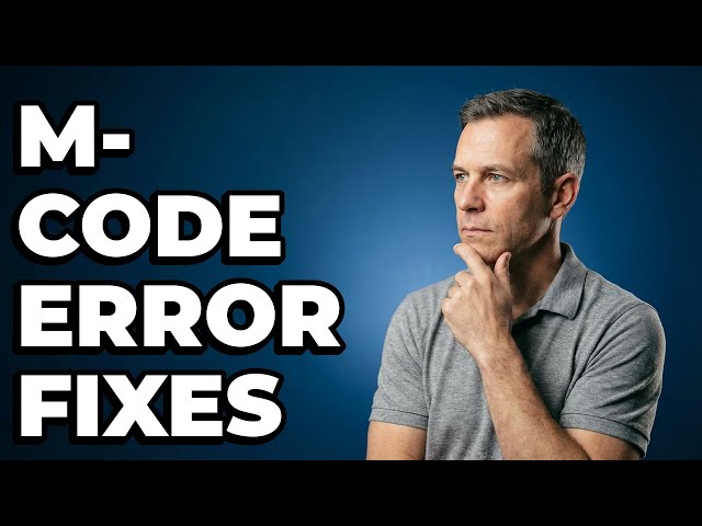 How To Avoid M-Code Programming Errors In CNC?