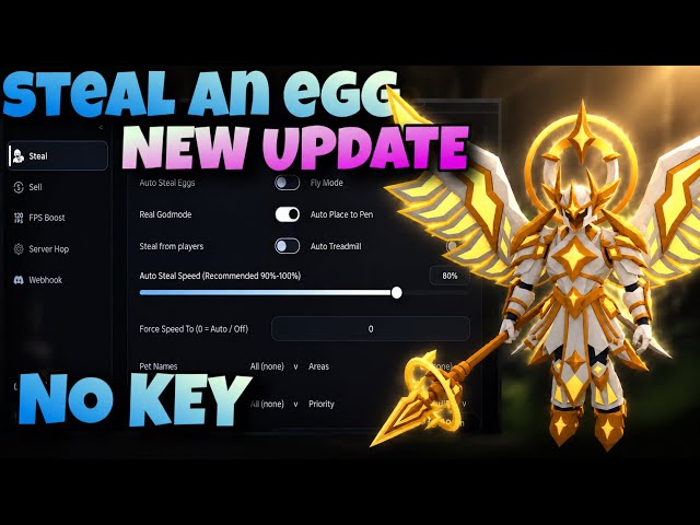 [KEYLESS] NEW STEAL AN EGG SCRIPT FOR NEW UPDATE | INSTANT STEAL AND FLY AND MORE