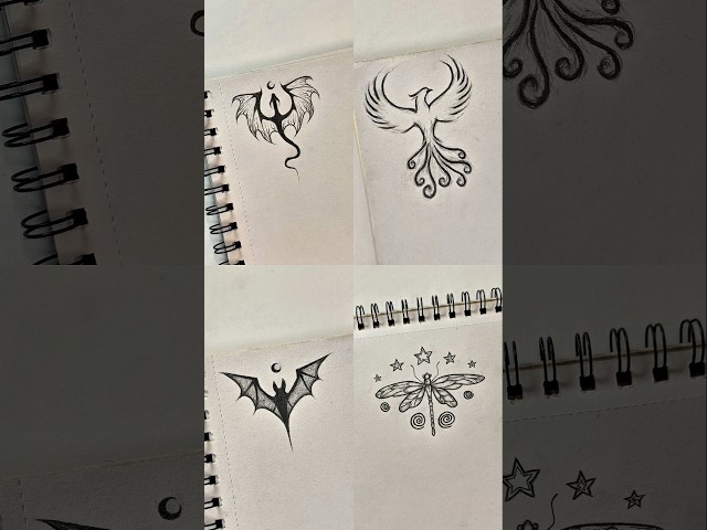 4 beautiful art tutorial step by step 💫 #art #drawing #howto #shorts #fyp