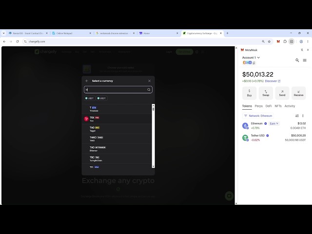 how to make flash usdt and swap it to trc20
