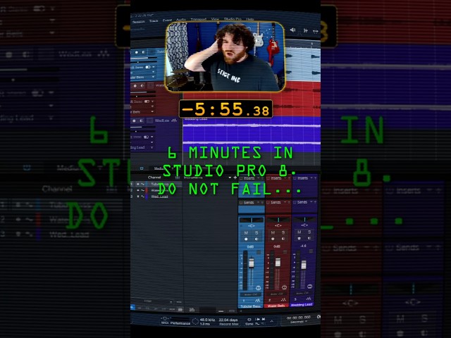 ONLY 6 MINUTES TO MAKE A BEAT IN STUDIO PRO 8 😭 #beatmaker #musicproducer #studioone