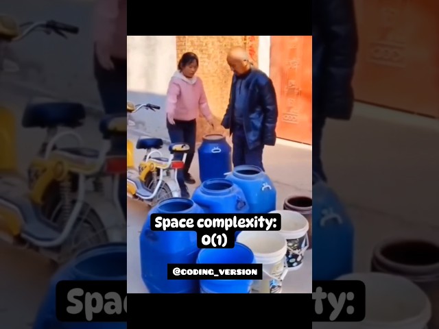 Space Complexity 🤣🤣 #funnymemes #comedy  #coding #funnyshorts #spacecomplexity #shorts #shortvideo