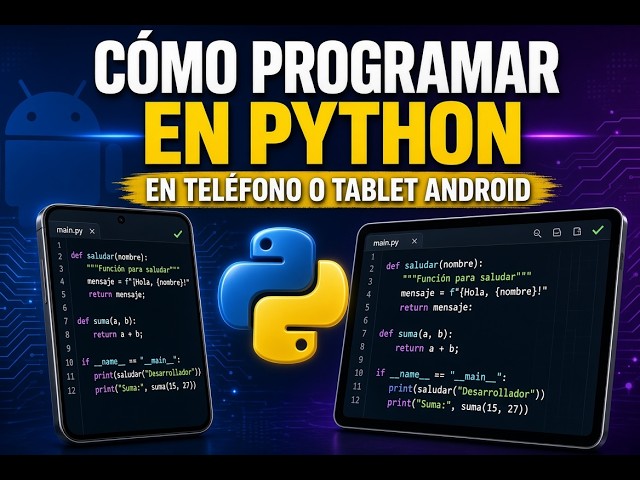 Programar con python desde tu telefono o table Android