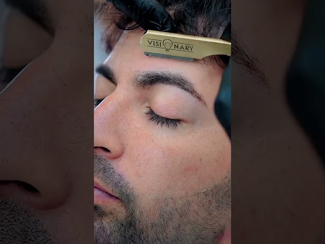 Men’s Eye Brow Tutorial 💈✨ Mini Step By Step + ASMR Sounds!! 📚🎶