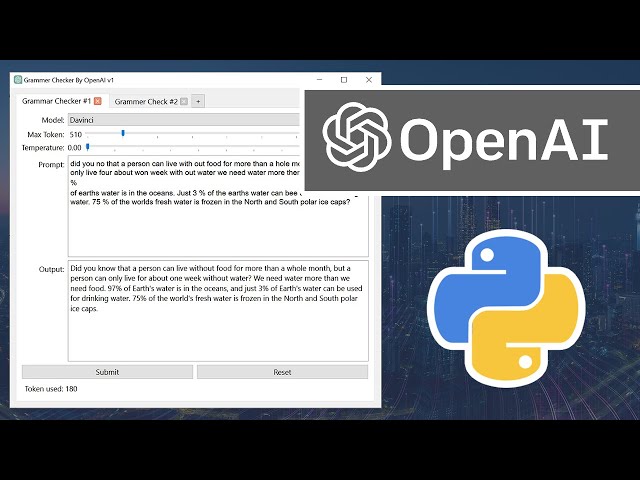 Create A Professional Grammar Check GUI App With OpenAI GPT API and Python (Full Tutorial)