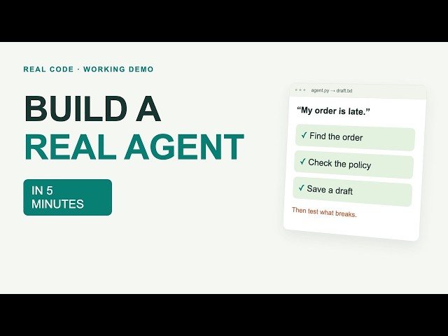 Build a Real AI Agent in 5 Minutes — Python + Codex CLI