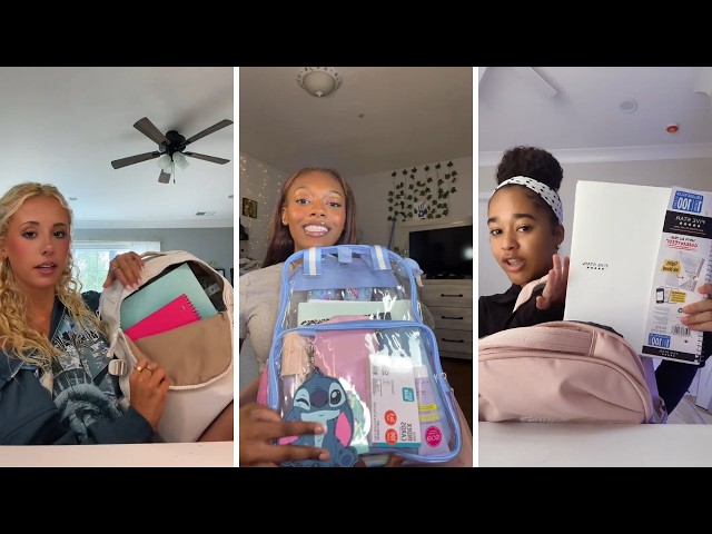 What's in My Backpack ? | TikTok Compilation