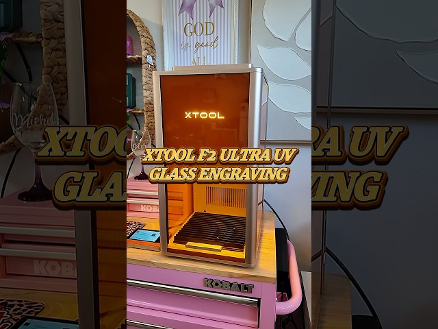 Glass Engraving Projects with the xTool F2 Ultra UV Laser #xtool #uvlaser #glassengraving