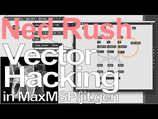Max Tutorial - Vector Hacking in Jitter = Ned Rush