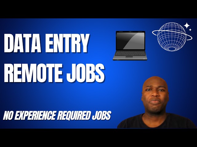 Data Entry Remote Work Jobs: No Experience Required Jobs | No Phone Calls | No Customer Service