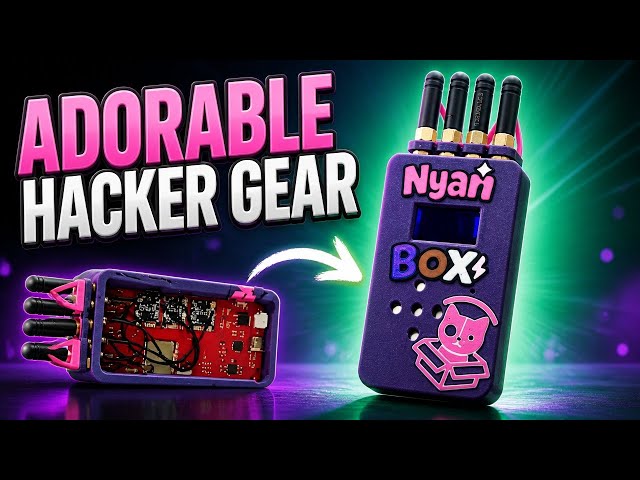 Meet The NyanBox. The Most Adorable Hacking Tool I Own!