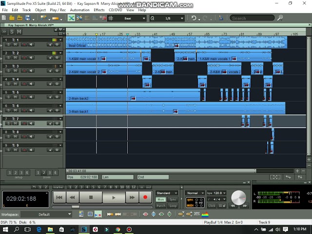 Kay Sapson ft Marry aliciah Mixagem de Voz no Samplitude