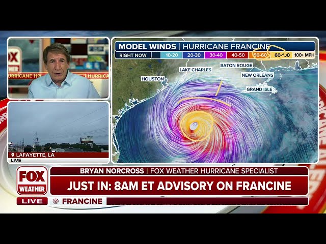 Bryan Norcross Analyzes Future Of Hurricane Francine
